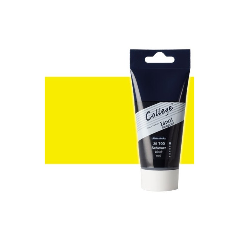 Material Bellas Artes - Pintura - Tinta linograbado amarillo Schmincke College Linoprint 75 ml. | totenart.com