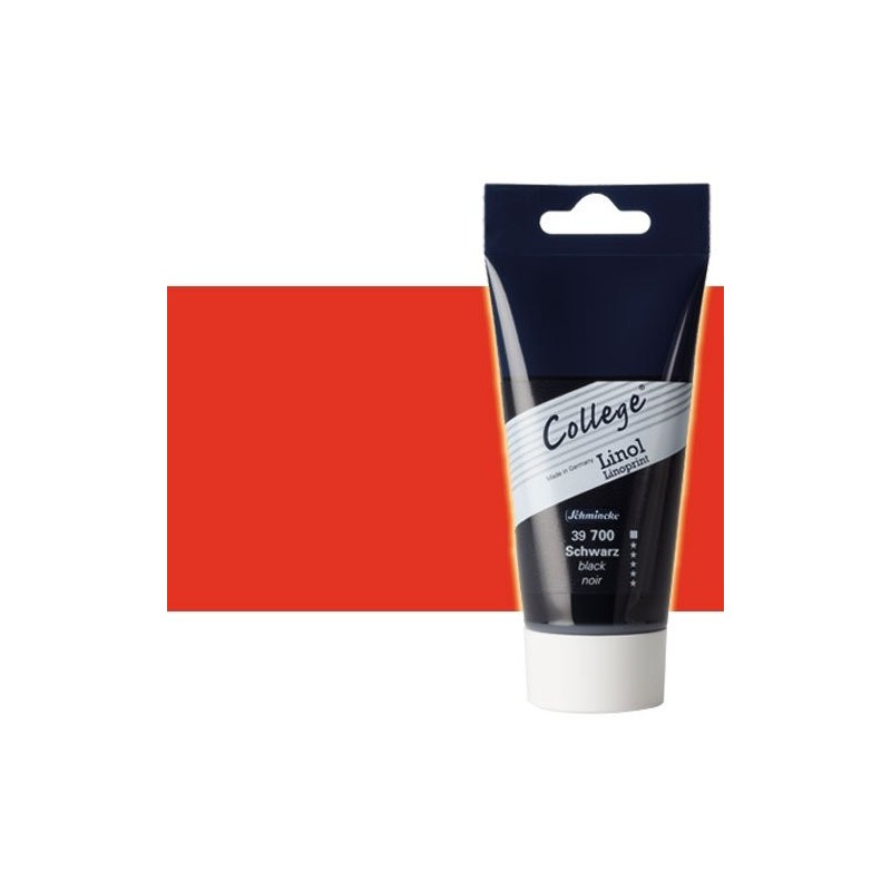Material Bellas Artes - Pintura - Tinta linograbado rojo Schmincke College Linoprint 75 ml. | totenart.com