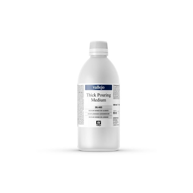 Material Bellas Artes - Pintura - Medium denso de alisado Vallejo, 500 ml.  -POURING MEDIUM- | totenart.com