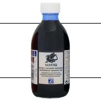 Tienda online Manualidades - Tinta China dibujo Nan-King Blanco Lefranc, 250 ml.
