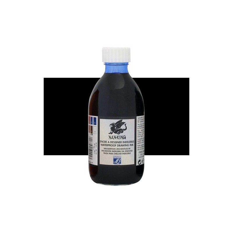 Tienda online Manualidades - Tinta China Negra Lefranc, frasco 250 ml.