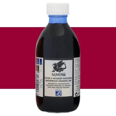 Tienda online Manualidades - Tinta China dibujo Nan-King Carmin Lefranc, 250 ml.