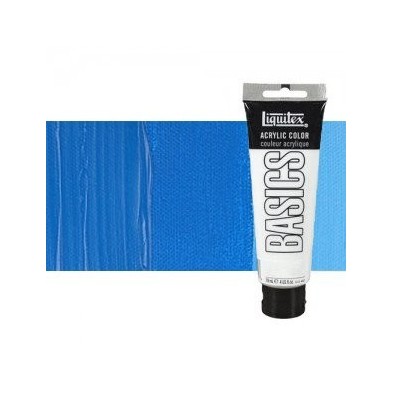 Material Bellas Artes - Pintura - Acrilico Liquitex Basics Tono Azul Ceruleo, 118 ml. | totenart.com