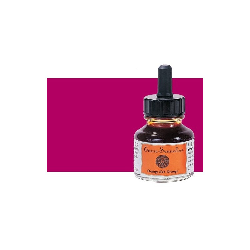 Material Bellas Artes - Pintura - Tinta dibujo Purpura 667, 30 ml. con cuentagotas Sennelier | totenart.com