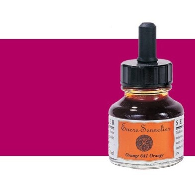 Material Bellas Artes - Pintura - Tinta dibujo Purpura 667, 30 ml. con cuentagotas Sennelier | totenart.com
