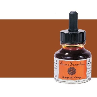 Material Bellas Artes - Pintura - Tinta dibujo Sepia 438, 30 ml. con cuentagotas Sennelier | totenart.com