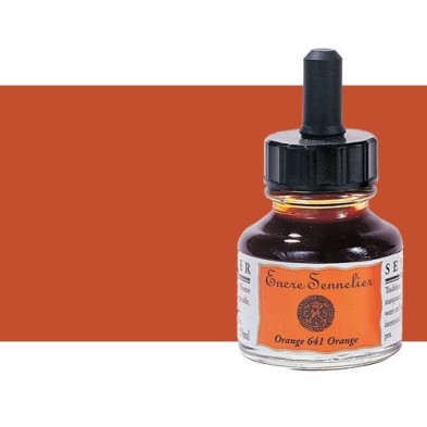 Material Bellas Artes - Pintura - Tinta dibujo Siena tostada 211, 30 ml. con cuentagotas Sennelier | totenart.com