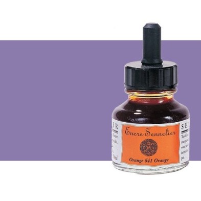 Material Bellas Artes - Pintura - Tinta dibujo Violeta 901, 30 ml. con cuentagotas Sennelier | totenart.com