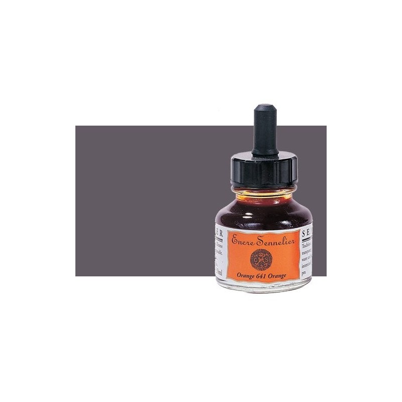 Material Bellas Artes - Pintura - Tinta dibujo Gris 701, 30 ml. con cuentagotas Sennelier | totenart.com