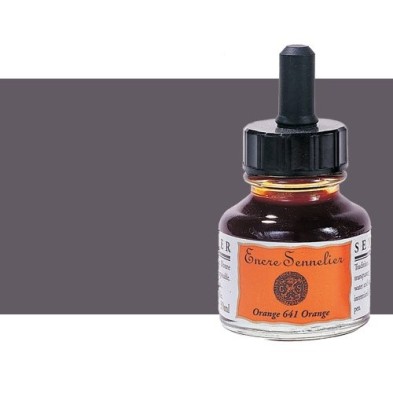 Material Bellas Artes - Pintura - Tinta dibujo Gris 701, 30 ml. con cuentagotas Sennelier | totenart.com