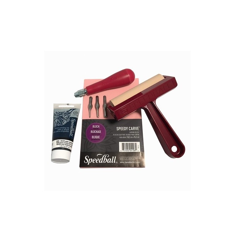 Material Xilografia-Linoleografia-Kit Xilografia Speedball