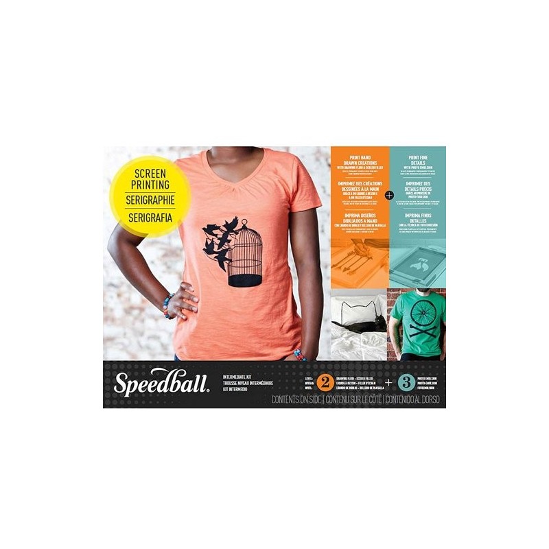 Kit Serigrafico completo Speedball Telas claras