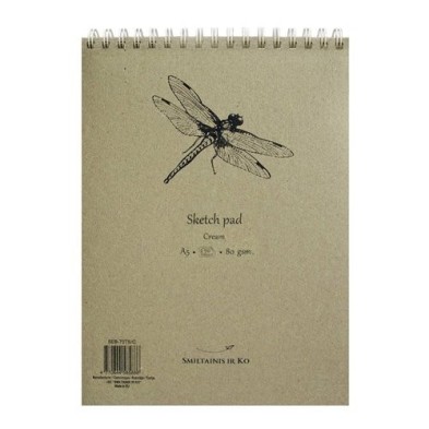 Material Bellas Artes – pintura-y-dibujo - Bloc Boceto Crema con espiral, 70 hojas, 80 gr., A5, SM-LT | totenart.com