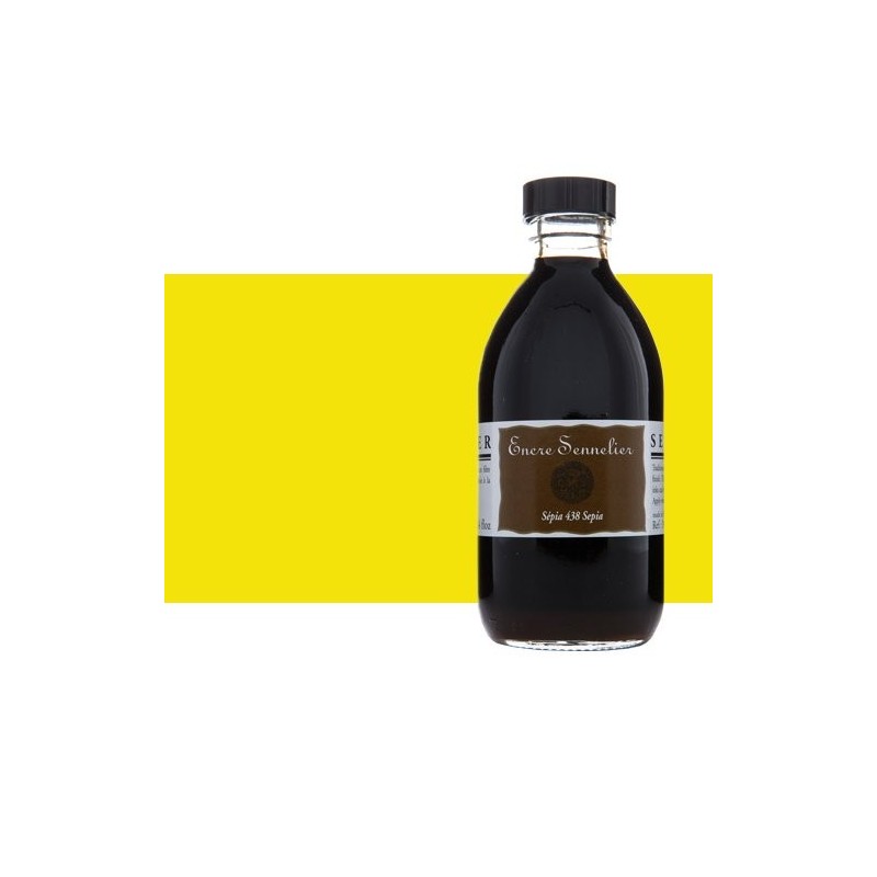 Material Bellas Artes - Pintura - Tinta dibujo Amarillo claro 521, 250 ml. Sennelier | totenart.com