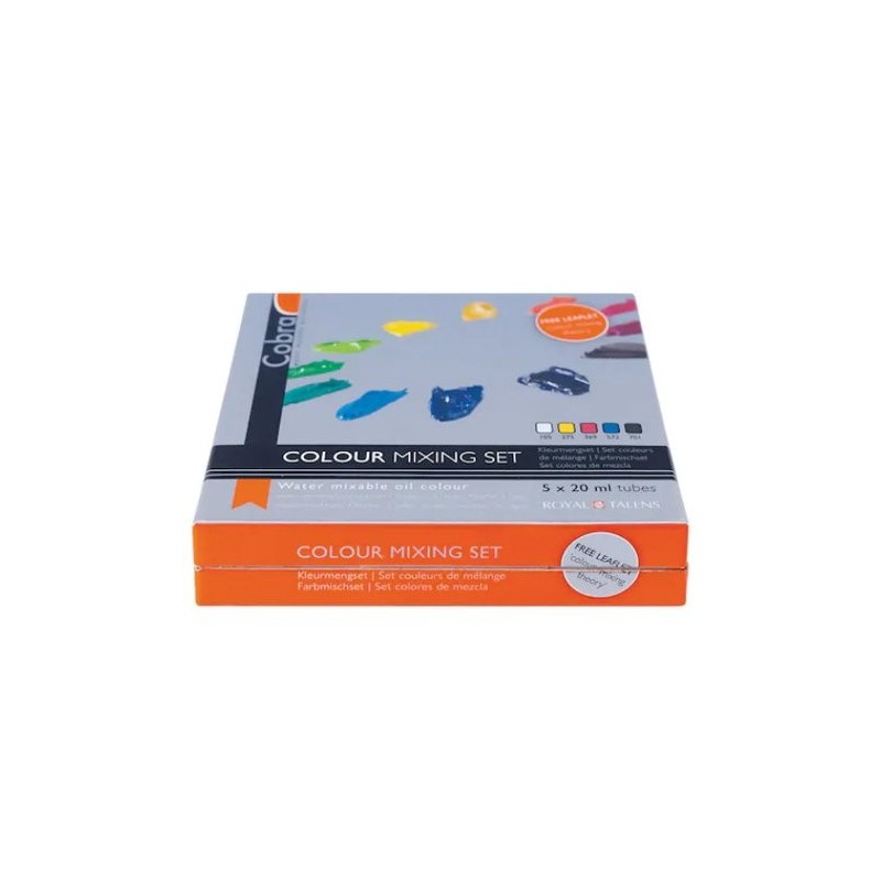 Material Bellas Artes - Pintura - Estuche con 5 colores óleo al agua Cobra (20 ml) | totenart.com