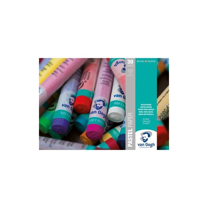 Material Bellas Artes – pintura-y-dibujo - Bloc de 30 hojas de papel para pastel Van Gogh de 160 gr (A4) | totenart.com