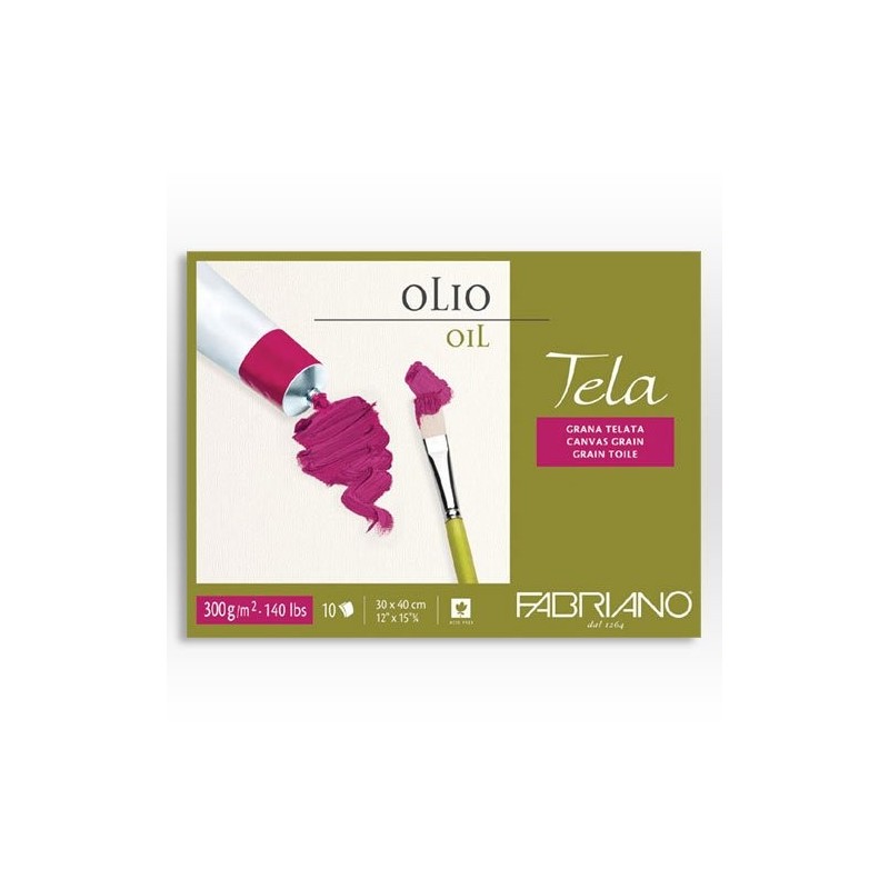 Material Bellas Artes – pintura-y-dibujo - Block Fabriano Oleo, Tela, 300 gr., 30x40 cm. | totenart.com
