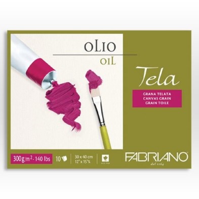 Material Bellas Artes – pintura-y-dibujo - Block Fabriano Oleo, Tela, 300 gr., 30x40 cm. | totenart.com