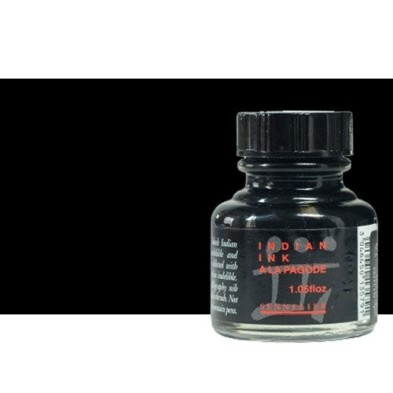Material Bellas Artes - Pintura - Tinta china Negro Pagode, 30 ml. Sennelier | totenart.com