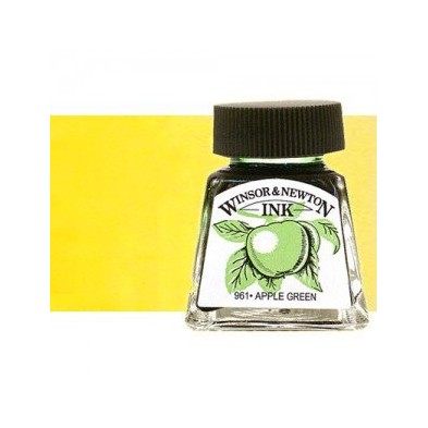 Tienda Online Manualidades-Tinta Dibujo Amarillo Brillante Winsor Newton, 14 ml.