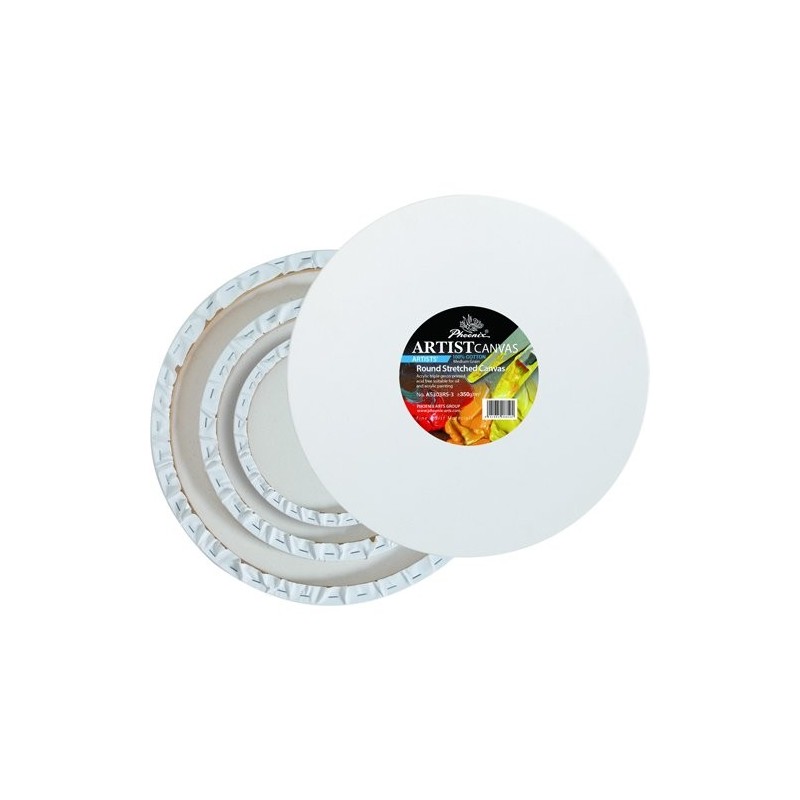 Material Bellas Artes - Pintura - Pack de 3 lienzos redondos (∅ 20, 30 y 40 cm) | totenart.com