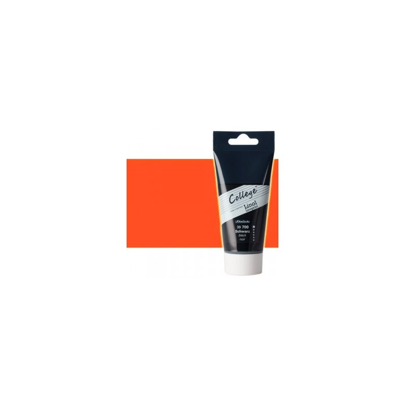Material Bellas Artes - Pintura - Tinta linograbado naranja NEON Schmincke College Linoprint 75 ml. | totenart.com