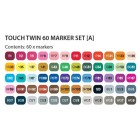 Material Bellas Artes - Pintura - TOUCH TWIN 60 brush marker set A | totenart.com