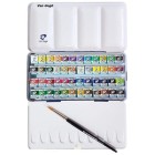 Material Bellas Artes - Pintura - Caja con 24 acuarelas Van Gogh 1/2 godet y pincel | totenart.com