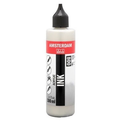 Material Bellas Artes - Pintura - Tinta Acrílica Plata 800 Amsterdam (100ml.) * | totenart.com