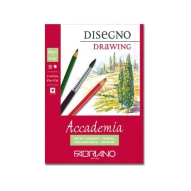 Material Bellas Artes – pintura-y-dibujo - Bloc Fabriano Accademia 200 gr, 21x29.7 cm, 30 h., gr. natural | totenart.com