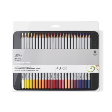 Material Bellas Artes – pintura-y-dibujo - Estuche de 48 lápices de colores Studio Collection Winsor&Newton | totenart.com