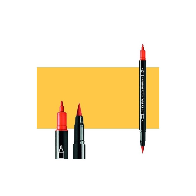 Material Bellas Artes - Pintura - Rotulador doble punta pincel Cromo Oscuro. Aqua Brush Duo, Lyra ** | totenart.com