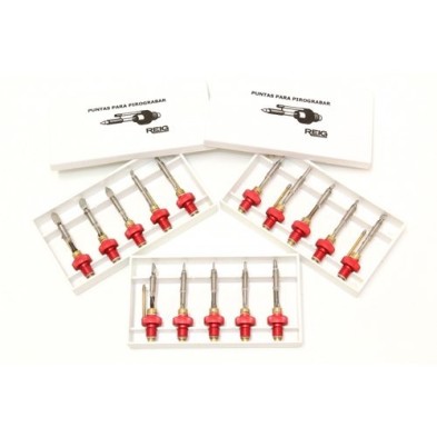 Juego 15 puntas Pirografo