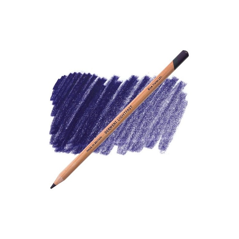 Material Bellas Artes – pintura-y-dibujo - Lápiz al óleo Violeta Azul Lightfast Derwent | totenart.com