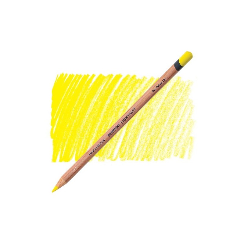 Material Bellas Artes – pintura-y-dibujo - Lápiz al óleo Amarillo Sol Lightfast Derwent | totenart.com
