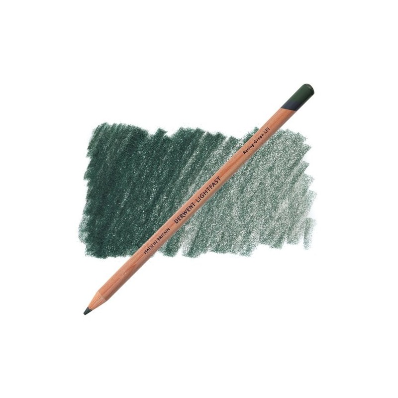 Material Bellas Artes – pintura-y-dibujo - Lápiz al óleo Verde Carreras Lightfast Derwent | totenart.com