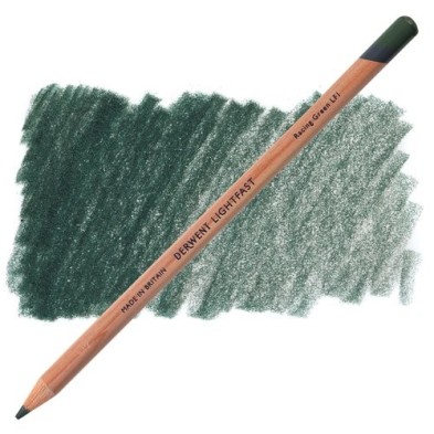 Material Bellas Artes – pintura-y-dibujo - Lápiz al óleo Verde Carreras Lightfast Derwent | totenart.com