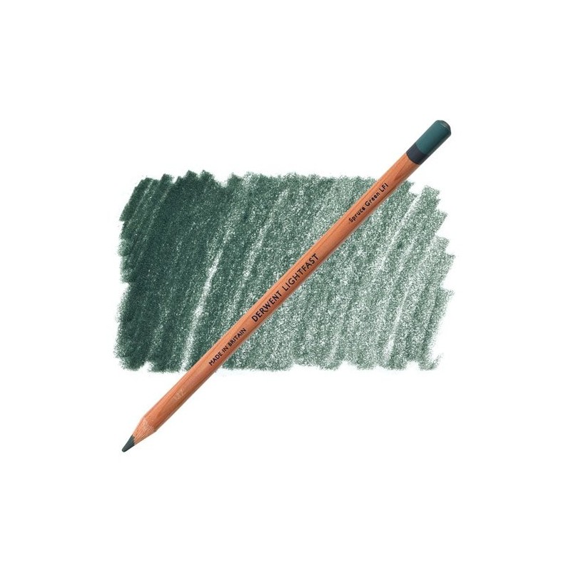 Material Bellas Artes – pintura-y-dibujo - Lápiz al óleo Verde Pícea Lightfast Derwent | totenart.com