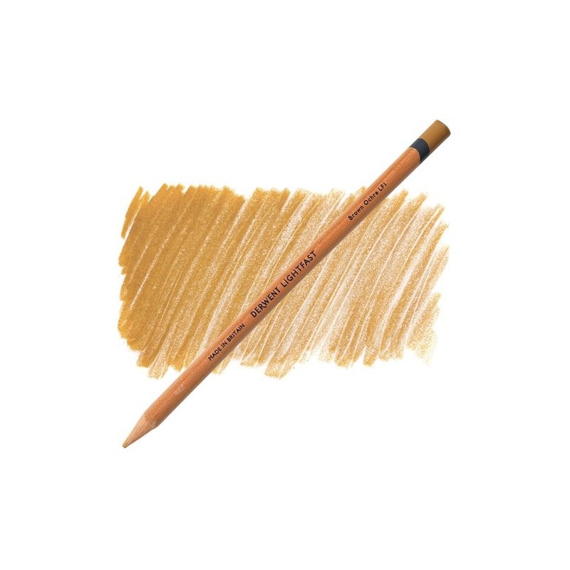 Material Bellas Artes – pintura-y-dibujo - Lápiz al óleo Ocre Marrón Lightfast Derwent | totenart.com