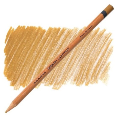 Material Bellas Artes – pintura-y-dibujo - Lápiz al óleo Ocre Marrón Lightfast Derwent | totenart.com