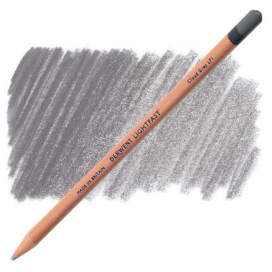 Material Bellas Artes – pintura-y-dibujo - Lápiz al óleo Gris Nube Lightfast Derwent | totenart.com