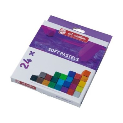 Material Bellas Artes – pintura-y-dibujo - Caja pastel seco barra suave 24 colores Art Creation | totenart.com
