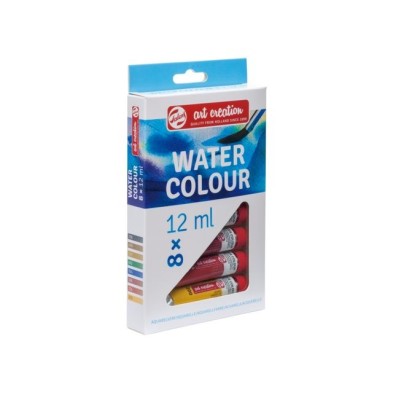 Material Bellas Artes - Pintura - Caja acuarelas Art Creation, 8 tubos 12 ml | totenart.com