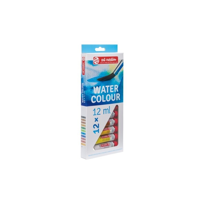 Material Bellas Artes - Pintura - Caja acuarelas Art Creation, 12 tubos 12 ml | totenart.com