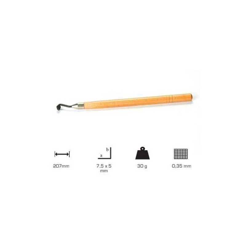 Ruleta Artools mango largo 7.5x5 p:0.35