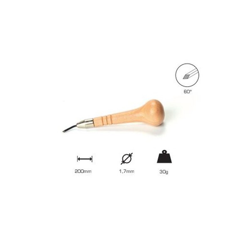 Buril Losange 1.7 mm., 60, Mango Champinon