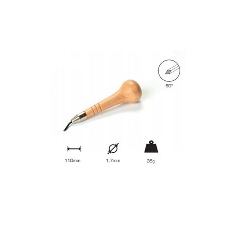 Buril Losange 1.7 mm., 60, Mango Champinon