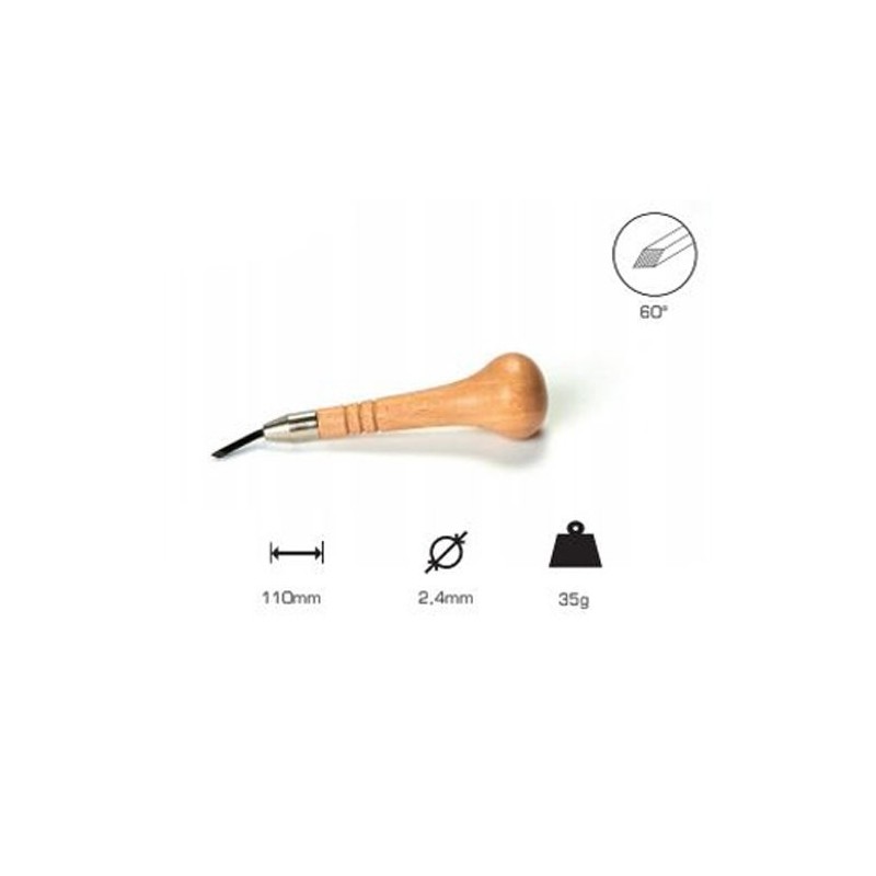 Buril Losange 2.4 mm, 60, Mango Champinon