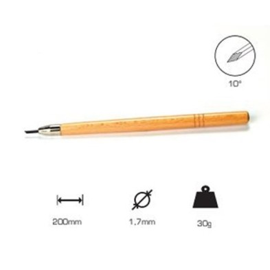 Buril Losange 1.7 mm., 10., Mango largo