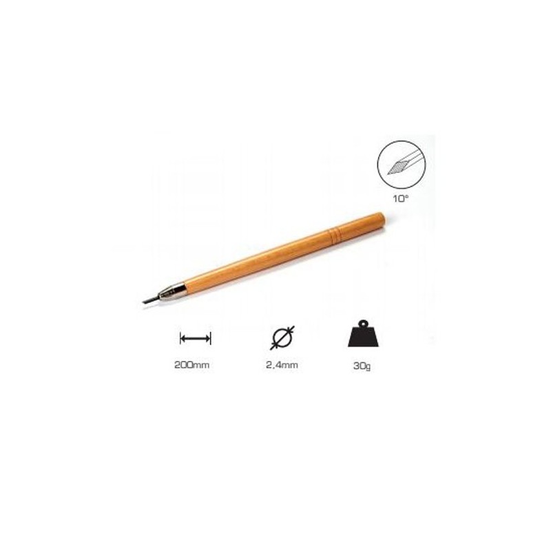 Buril Losange 2.4 mm., 10., Mango largo